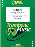 Cheers by Barclay Ted - Naulais Jerome - for 4 Trombones and Piano (4 Trombones and Piano (Piano / Guitar Bass Guitar Drums Percussion (optional)))
