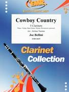 Cowboy Country by Bellini Joe - Naulais Jerome - for 5 Clarinets (5 Clarinets (Piano / Guitar Bass Guitar Drums Percussion (optional)))