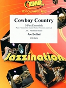 Cowboy Country by Bellini Joe - Naulais Jerome - for 5 - Part Ensemble and Piano / Keyboard (5 - Part Ensemble and Piano / Keyboard (Piano / Guitar Bass Guitar Drums Percussion (optional)))