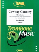 Cowboy Country by Bellini Joe - Naulais Jerome - for 5 Trombones (5 Trombones (Piano / Guitar Bass Guitar Drums Percussion (optional)))