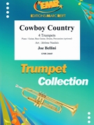 Cowboy Country by Bellini Joe - Naulais Jerome - for 4 Trumpets (4 Trumpets (Piano / Guitar Bass Guitar Drums Percussion (optional)))