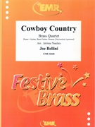 Cowboy Country by Bellini Joe - Naulais Jerome - for 2 Trumpets 2 Trombones and Piano (2 Trumpets 2 Trombones and Piano (Piano / Guitar Bass Guitar Drums Percussion (optional)))