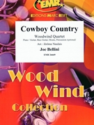 Cowboy Country by Bellini Joe - Naulais Jerome - for Woodwind Quartet (Woodwind Quartet (Piano / Guitar Bass Guitar Drums Percussion (optional)))