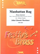 Manhattan Rag by Mortimer John Glenesk - Naulais Jerome - for 2 Trumpets Horn 2 Trombones and Drums (2 Trumpets Horn 2 Trombones and Drums (Piano / Guitar Bass Guitar Drums Percussion (optional)))