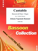 Cantabile by Hummel Johann Nepomuk - Mourey Colette - for Bassoon and Organ (Bassoon and Organ)