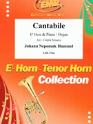 Cantabile by Hummel Johann Nepomuk - Mourey Colette - for Eb Horn and Piano (Eb Horn and Piano)