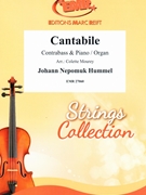 Cantabile by Hummel Johann Nepomuk - Mourey Colette - for Contrabass and Organ (Contrabass and Organ)