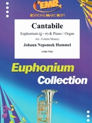Cantabile by Hummel Johann Nepomuk - Mourey Colette - for Euphonium and Piano (Euphonium and Piano)