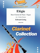 Elegie by Grieg Edward - Mourey Colette - for Bass Clarinet and Piano (Bass Clarinet and Piano)
