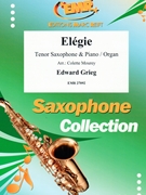 Elegie by Grieg Edward - Mourey Colette - for Tenor Saxophone and Piano (Tenor Saxophone and Piano)