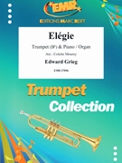 Elegie by Grieg Edward - Mourey Colette - for Trumpet and Piano (Trumpet and Piano)