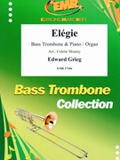 Elegie by Grieg Edward - Mourey Colette - for Bass Trombone and Organ (Bass Trombone and Organ)