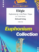 Elegie by Grieg Edward - Mourey Colette - for Euphonium and Piano (Euphonium and Piano)