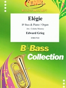 Elegie by Grieg Edward - Mourey Colette - for Bb Bass and Organ (Bb Bass and Organ)