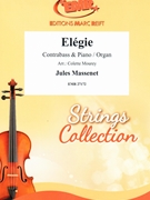 Elegie by Massenet Jules - Mourey Colette - for Contrabass and Organ (Contrabass and Organ)