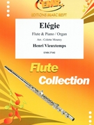 Elegie by Vieuxtemps Henri - Mourey Colette - for Flute and Organ (Flute and Organ)