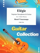 Elegie by Vieuxtemps Henri - Mourey Colette - for Soprano Saxophone and Guitar (Soprano Saxophone and Guitar)