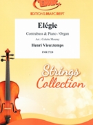 Elegie by Vieuxtemps Henri - Mourey Colette - for Contrabass and Piano (Contrabass and Piano)