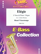 Elegie by Vieuxtemps Henri - Mourey Colette - for Eb Bass and Piano (Eb Bass and Piano)