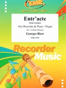 Entr'acte by Bizet Georges - Mourey Colette - for Alto Recorder and Piano (Alto Recorder and Piano)