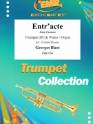 Entr'acte by Bizet Georges - Mourey Colette - for Trumpet and Piano (Trumpet and Piano)