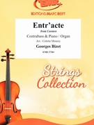 Entr'acte by Bizet Georges - Mourey Colette - for Contrabass and Piano (Contrabass and Piano)
