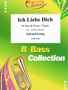 Ich Liebe Dich by Grieg Edvard - Mourey Colette - for Bb Bass and Organ (Bb Bass and Organ)