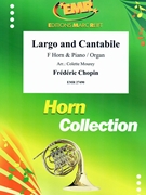 Largo and Cantabile by Chopin Frederic - Mourey Colette - for Horn and Organ (Horn and Organ)