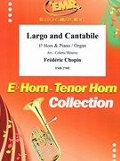 Largo and Cantabile by Chopin Frederic - Mourey Colette - for Eb Horn and Organ (Eb Horn and Organ)