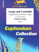 Largo and Cantabile by Chopin Frederic - Mourey Colette - for Euphonium and Piano (Euphonium and Piano)