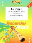 Le Cygne by Saint-Saens Camille - Mourey Colette - for Alto Recorder and Organ (Alto Recorder and Organ)