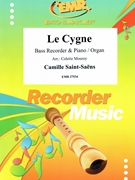 Le Cygne by Saint-Saens Camille - Mourey Colette - for Bass Recorder and Piano (Bass Recorder and Piano)