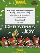 Les anges dans nos campagnes by Traditional - Hardy Schneiders - for Brass Band (Brass Band (+ Male Chorus))