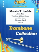 Marcia Trionfale by Verdi Giuseppe - Mourey Colette - for Trombone and Organ (Trombone and Organ)