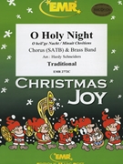 O Holy Night by Traditional - Hardy Schneiders - for Brass Band (Brass Band (+ Chorus SATB))