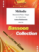 Melodie by Rubinstein Anton - Mourey Colette - for Bassoon and Organ (Bassoon and Organ)