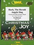 Hark The Herald Angels Sing by Traditional - Hardy Schneiders - for Brass Band (Brass Band (+ Chorus SATB))