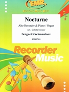 Nocturne by Rachmaninoff Sergei - Mourey Colette - for Alto Recorder and Piano (Alto Recorder and Piano)