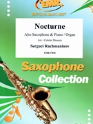 Nocturne by Rachmaninoff Sergei - Mourey Colette - for Alto Saxophone and Organ (Alto Saxophone and Organ)