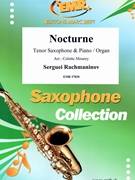 Nocturne by Rachmaninoff Sergei - Mourey Colette - for Tenor Saxophone and Organ (Tenor Saxophone and Organ)