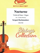 Nocturne by Rachmaninoff Sergei - Mourey Colette - for Violin and Piano (Violin and Piano)