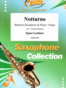Notturno by Lachner Ignaz - Mourey Colette - for Baritone Saxophone and Organ (Baritone Saxophone and Organ)