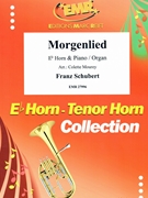 Morgenlied by Schubert Franz - Mourey Colette - for Eb Horn and Organ (Eb Horn and Organ)