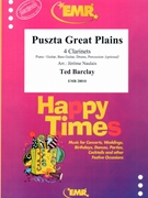 Puszta Great Plains by Barclay Ted - Naulais Jerome - for 4 Clarinets and Rhythm Section (4 Clarinets and Rhythm Section (Piano Bass Drums) (Piano / Guitar Bass Guitar Drums Percussion (optional)))