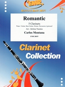 Romantic by Montana Carlos - Naulais Jerome - for 5 Clarinets (5 Clarinets (Piano / Guitar Bass Guitar Drums Percussion (optional)))