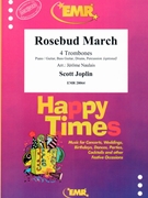 Rosebud March by Joplin Scott - Naulais Jerome - for 4 Trombones and Rhythm Section (4 Trombones and Rhythm Section (Piano / Guitar Bass Guitar Drums Percussion (optional)))