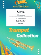 Slava by Barclay Ted - Naulais Jerome - for 5 Trumpets and Piano (5 Trumpets and Piano (Piano / Guitar Bass Guitar Drums Percussion (optional)))