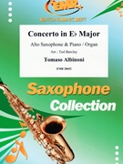 Concerto in Eb Major by Albinoni Tomaso - Ted Barclay - for Alto Saxophone and Organ (Alto Saxophone and Organ)