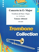 Concerto in Eb Major by Albinoni Tomaso - Ted Barclay - for Trombone and Organ (Trombone and Organ)