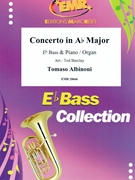 Concerto in Ab Major by Albinoni Tomaso - Ted Barclay - for Eb Bass and Organ (Eb Bass and Organ)